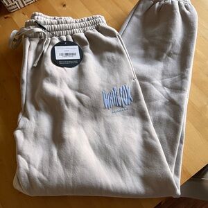 NWT White Fox Archives sweatpants.